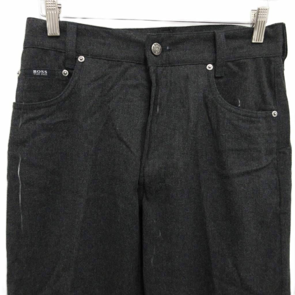 ヒューゴボス HUGO BOSS パンツ スラックス ウール グレー W30 L32