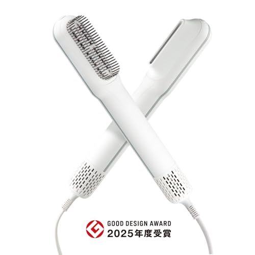 グッドデザイン賞受賞 mino ペットドライヤー 小型 コンパクト 軽量なスティックタイプ 猫用 犬用ドライヤー ブラシノズル 時短 速乾 温度風量調節 2種ノズル付き 家庭用および旅行用 温度センサーを搭載＆自動温度ロック ac 84 ee 7 e