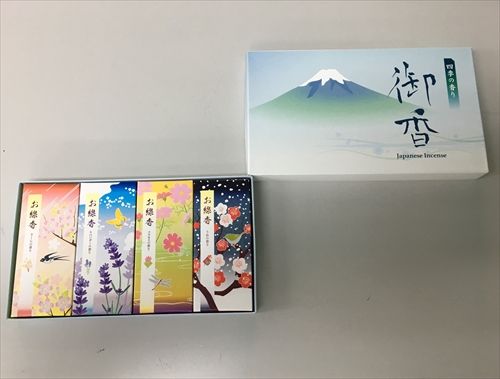 【まとめ買い-48点セット】御香 四季の香り 【 マルエス 】 【 お線香 】