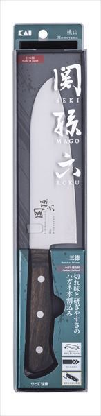【まとめ買い-30点セット】関孫六 桃山 三徳165mm 【 貝印 】 【 台所用品 】