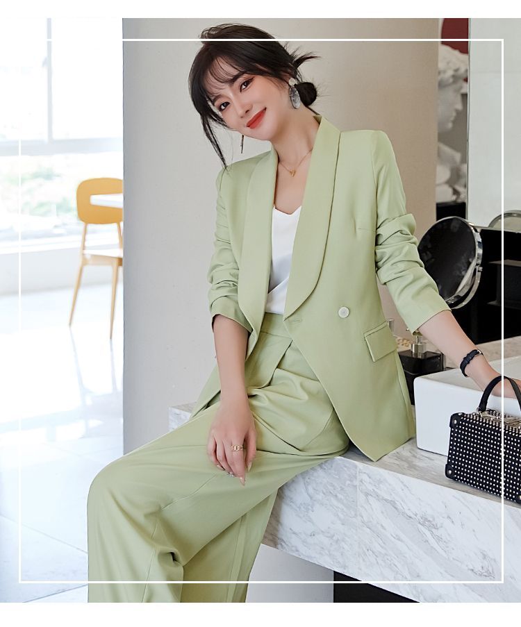 セットアップ スリムスーツ ワイドレッグパンツ l 0659 水性ペン その他 