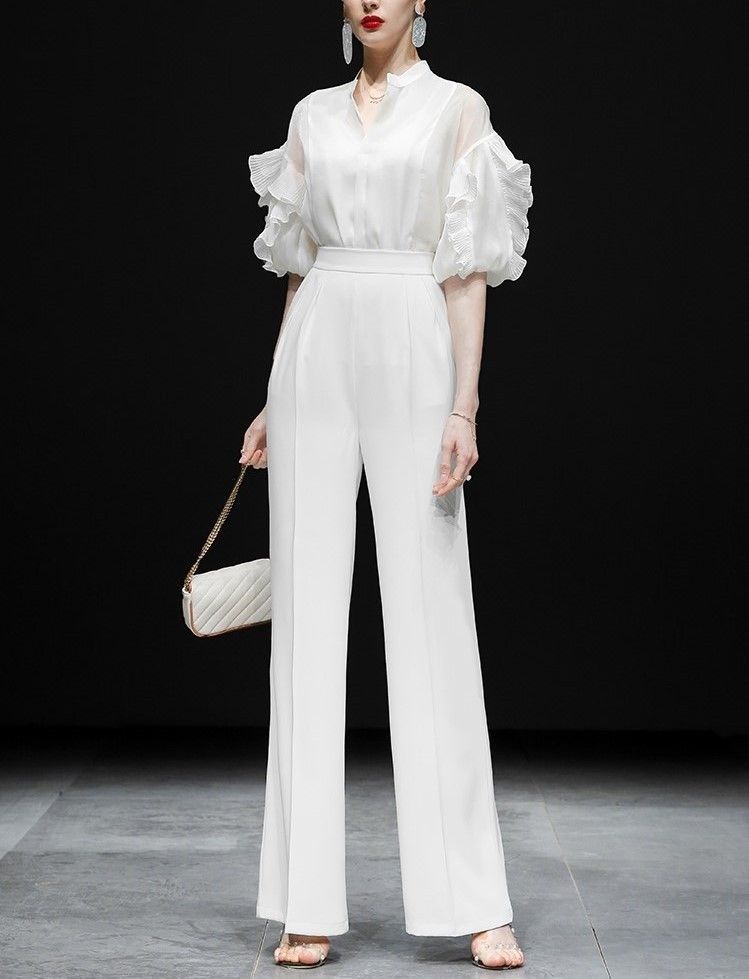 シフォンシャツ 2ピース