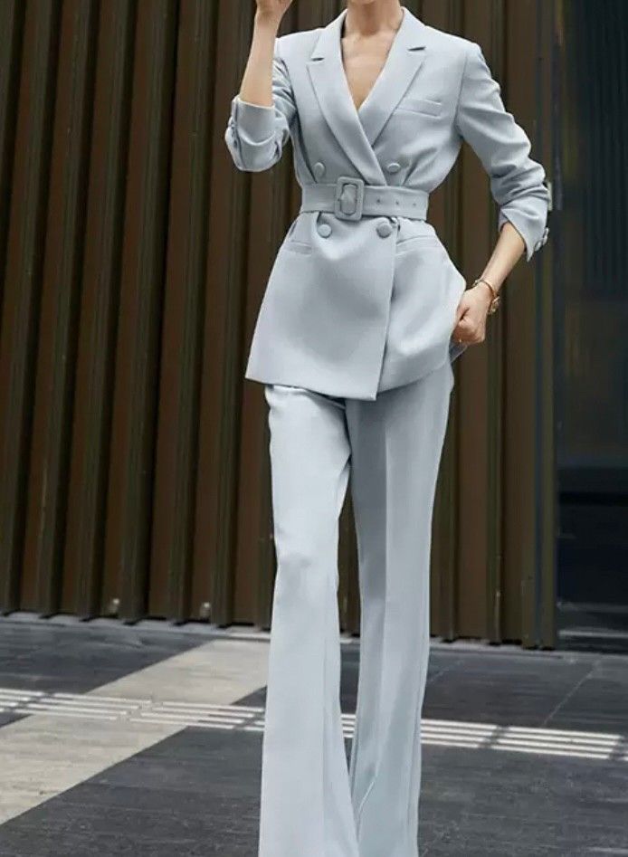セットアップ パンツスーツ フォーマル オフィス きれいめ 素敵
