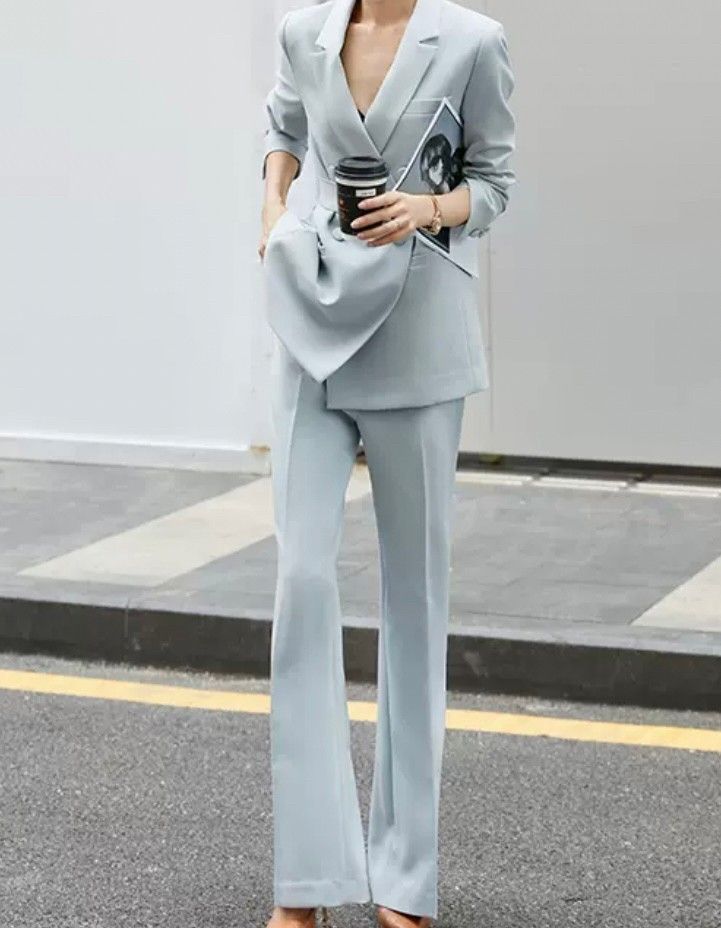 セットアップ パンツスーツ フォーマル オフィス きれいめ 素敵