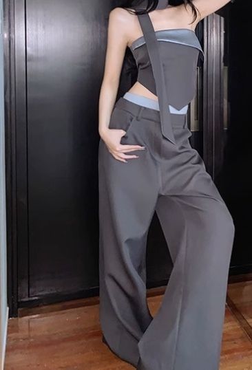 パンツドレス チューブトップ