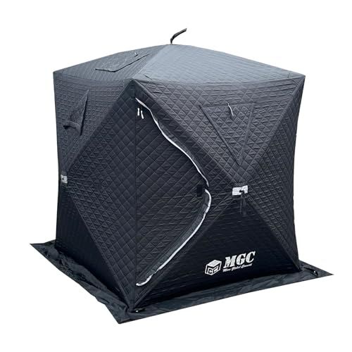 迅速に発送 MGC JAPAN TRADE ソロ テント 1人用 内寸 幅141 奥行141 高さ170 cm コンパクト 簡易 サウナテント 家庭用 ブラック 373 bec 26