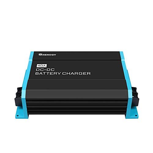 迅速に発送 Renogy DC 12 V 40 A バッテリーチャージャー 走行充電器 Vのリン酸鉄リチウムイオン 鉛蓄電池AGM 補水式 ゲル電池対応キャンピングカー ボート ヨットなど幅広い用途の3ステージ充電器 車中泊 f 503442