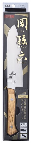 【まとめ買い-30点セット】関孫六　しらあい　三徳１６５ｍｍ 【 貝印 】 【 台所用品 】