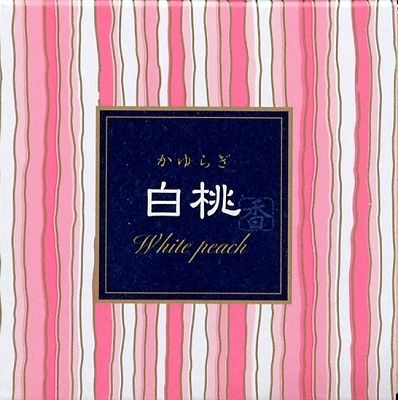 【まとめ買い-168点セット】かゆらぎ　白桃　コーン１２個入　香立付 【 日本香堂 】 【 お香 】
