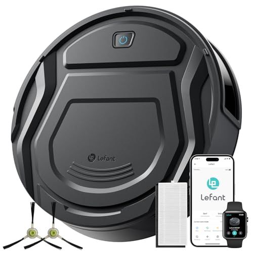 Lefant M 210 Pro ロボット掃除機 4000 pa吸引 200分間連続掃除 お掃除ロボット 薄型 髪の毛絡まない 多種掃除モード 予約清掃 ブラシレス設計 ワンタッチ起動 WiFi アプリ 音声対応 自動充電 段差防止 静音 自動 8 dc 49 d 76
