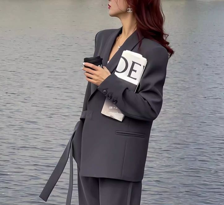 ジャケット セットアップ カジュアル パンツスーツ 長袖