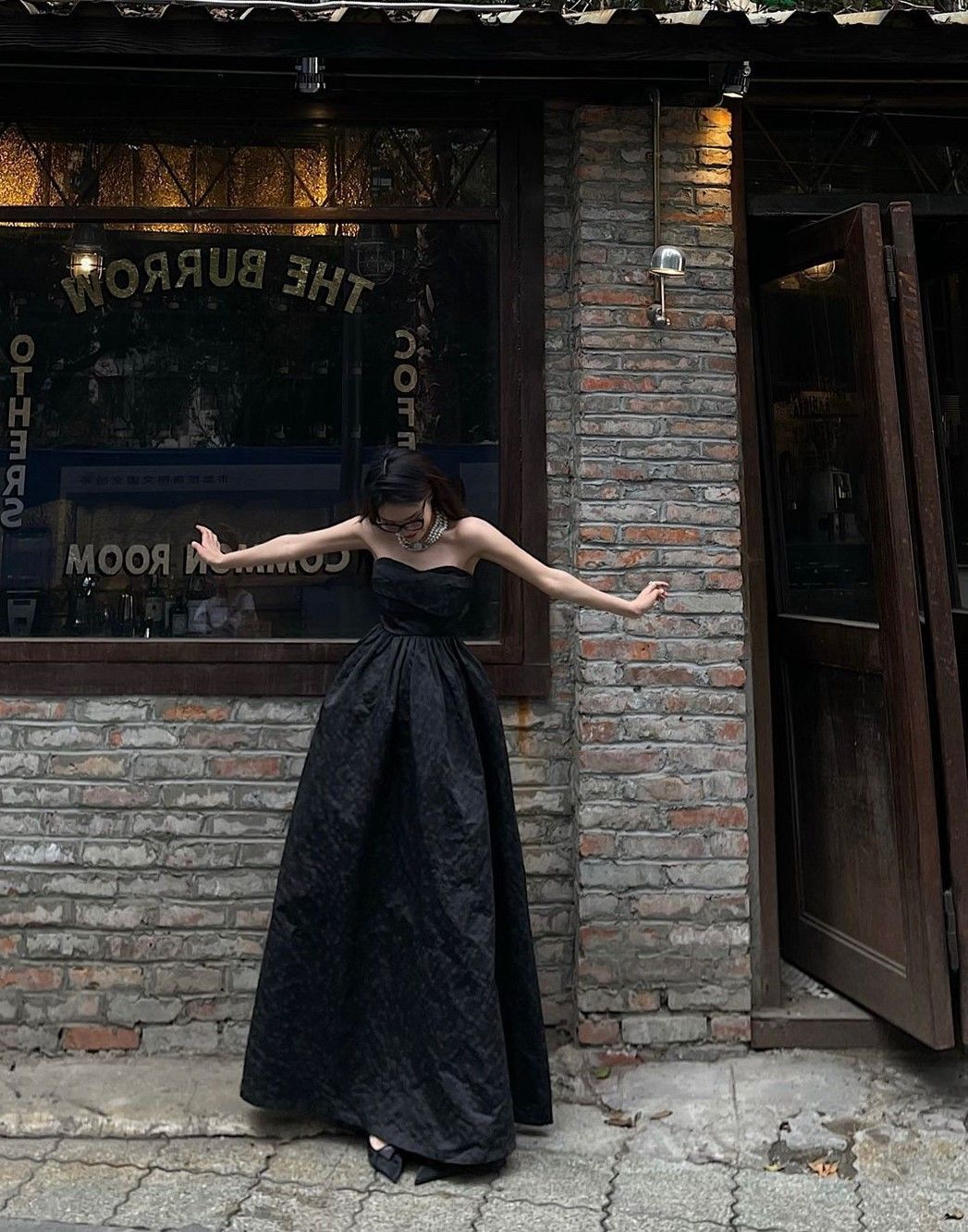 チューブトップウェディングドレス結婚式