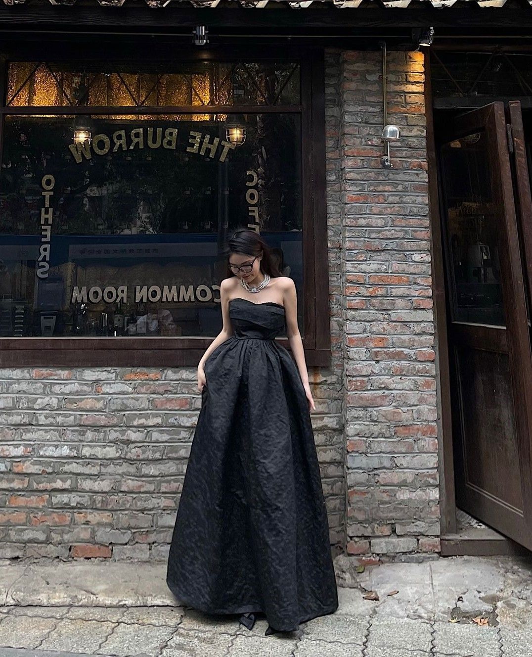 チューブトップウェディングドレス結婚式