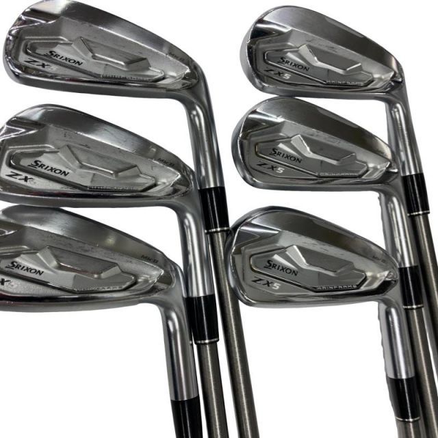 中古】 ダンロップ SRIXON ZX5 Mk II 6S アイアンセット IR SteelFiber