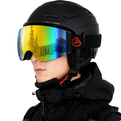 フレームレス大視界 脱着式レンズ スキーゴーグル メガネ対応 スノボ ゴーグル 曇り止め スノーボード メンズ レディース スノーゴーグル 大人 260° OTG広い視界 イタリア製レンズ ヘルメット対応 スポーツ 骨伝導イヤホン 742 e 8 b 1 f