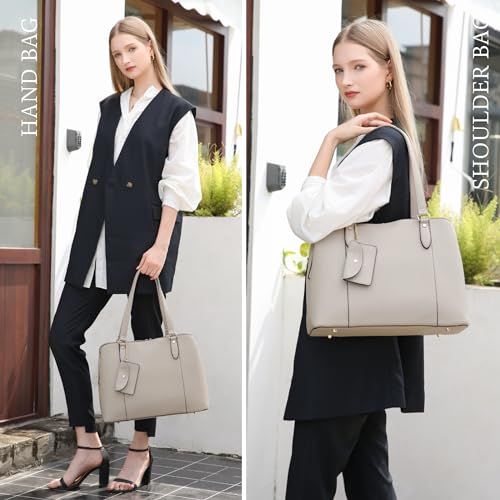 グッシオ イタリー 美人百花雑誌掲載 トート バッグ ビジネス 自立 3層式収納 2点セット ミニーポーチ付き A 4|14インチPC対応 スクエア PUレザー 高見え ファッション リクルート 通勤 レディース italy 1 aa 692541