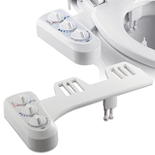 ANAMI トイレ洗浄便座 シャワートイレ 便座 洗浄便座 水洗浄便座 電源不要 冷温水切替え 強さ調節 ビデ お手洗い 便所 便器 便利 水栓 おしり シャワー 1台 e 3 c 789656