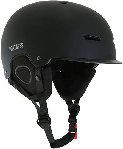 ポンタペス スノーボード ヘルメット スキー ダイヤルサイズ調節可 CE規格|EN 1077認証取得 メンズ レディース 大人用 M|Lサイズ PONH-1982 e 0 db 9 be 8