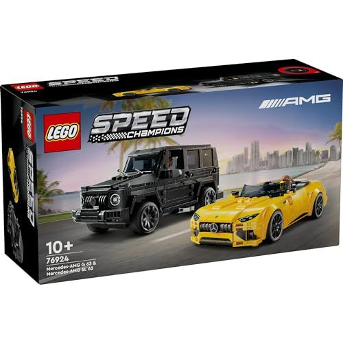 レゴ LEGO スピードチャンピオン Mercedes-AMG G 63 と SL おもちゃ 玩具 プレゼント ブロック 男の子 女の子 子供 10歳 11歳 12歳 小学生 乗り物 車 ミニカー 7 da 027959