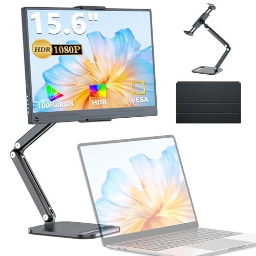 モバイルモニター 15 6インチ モバイルディスプレイ 卓上スタンド付き 1920 1080 広色域 HDR ゲーミングモニター ポータブルモニター IPS液晶パネル ブルーカット 薄型 軽量持ち運び ペンホールスタ c 7 fa 203 b