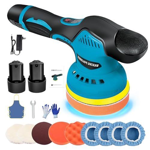 迅速に発送 2025全新升? 電動ポリッシャー 12 V コードレス 8段階変速調整 5500 RPM 強力ポリッシャー 電ポリポリッシャー 充電式ポリッシャー 1.5 Ahバッテリ一 搭載 研磨器 研磨 磨く 洗車 キズ消し 艶出し ポリッシ afbee 83 f