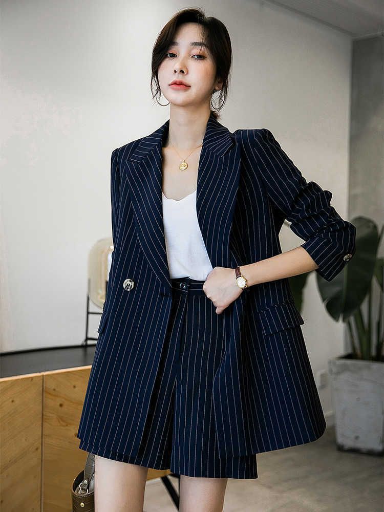 ストライプ ジャケット セットアップ スーツ ショートパンツ