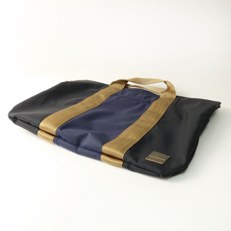 マルニ MARNI x ポーター PORTER 2wayトートバッグ＼ネイビー ブラック