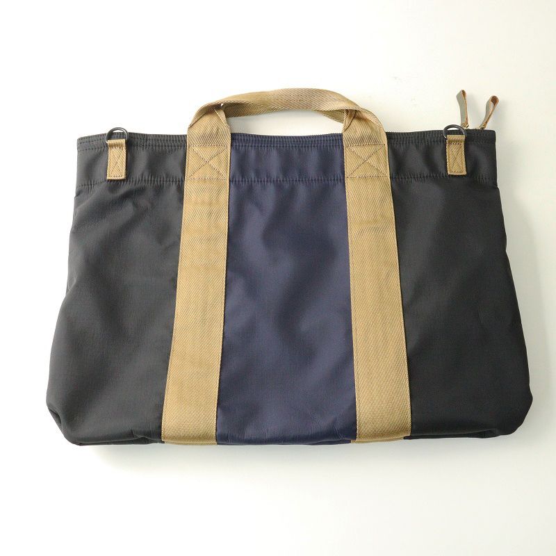 マルニ MARNI x ポーター PORTER 2wayトートバッグ＼ネイビー ブラック