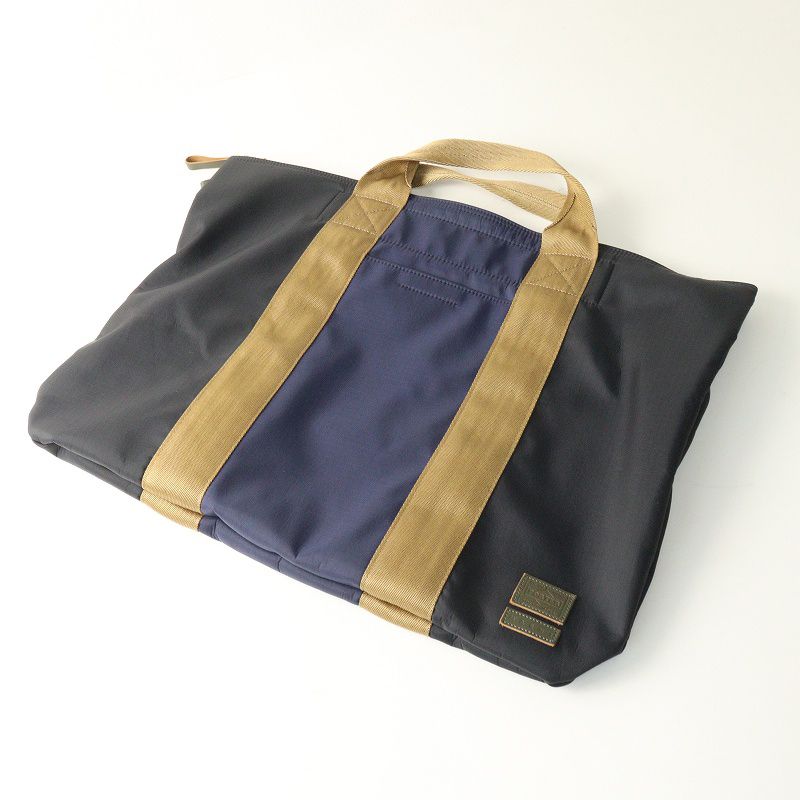 マルニ MARNI x ポーター PORTER 2wayトートバッグ＼ネイビー ブラック