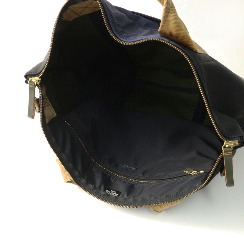 マルニ MARNI x ポーター PORTER 2wayトートバッグ＼ネイビー ブラック