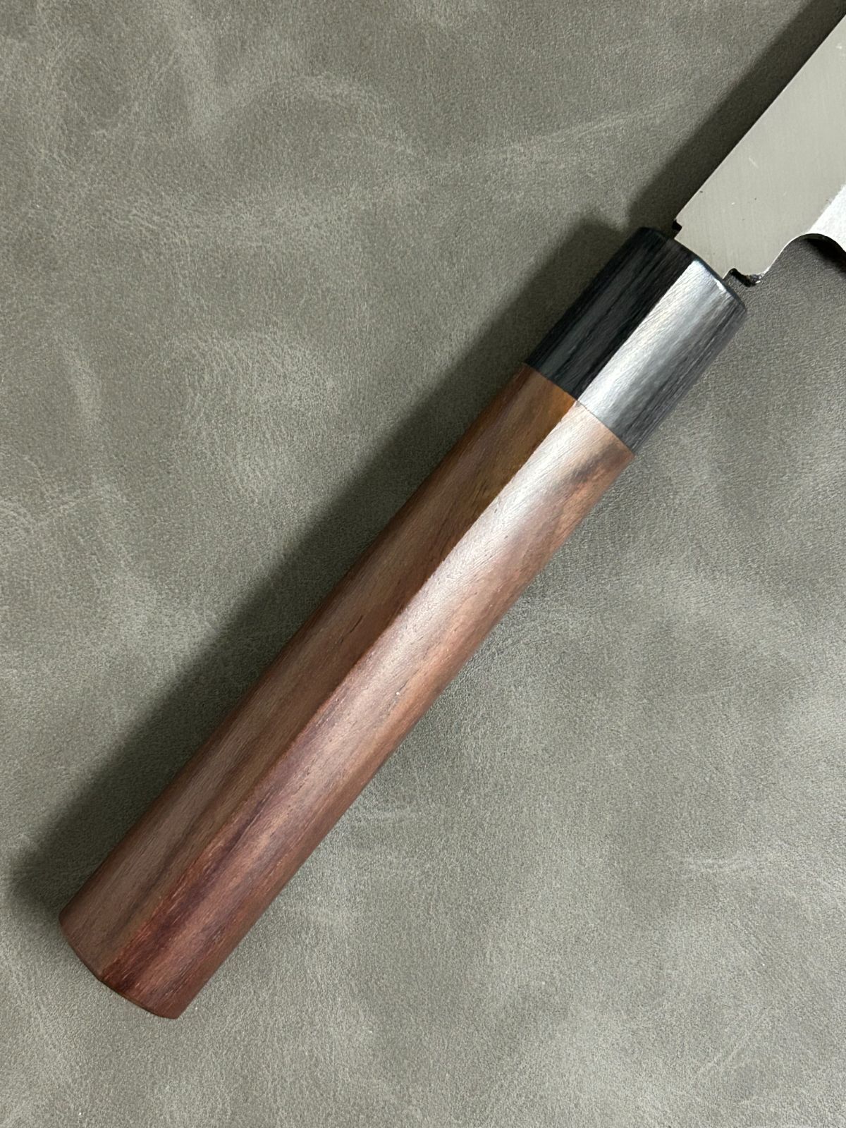 訳あり 仙助 包丁 刺身包丁 柳刃包丁 安来鋼青紙2号 270 mm 紫檀シノギ柄 19