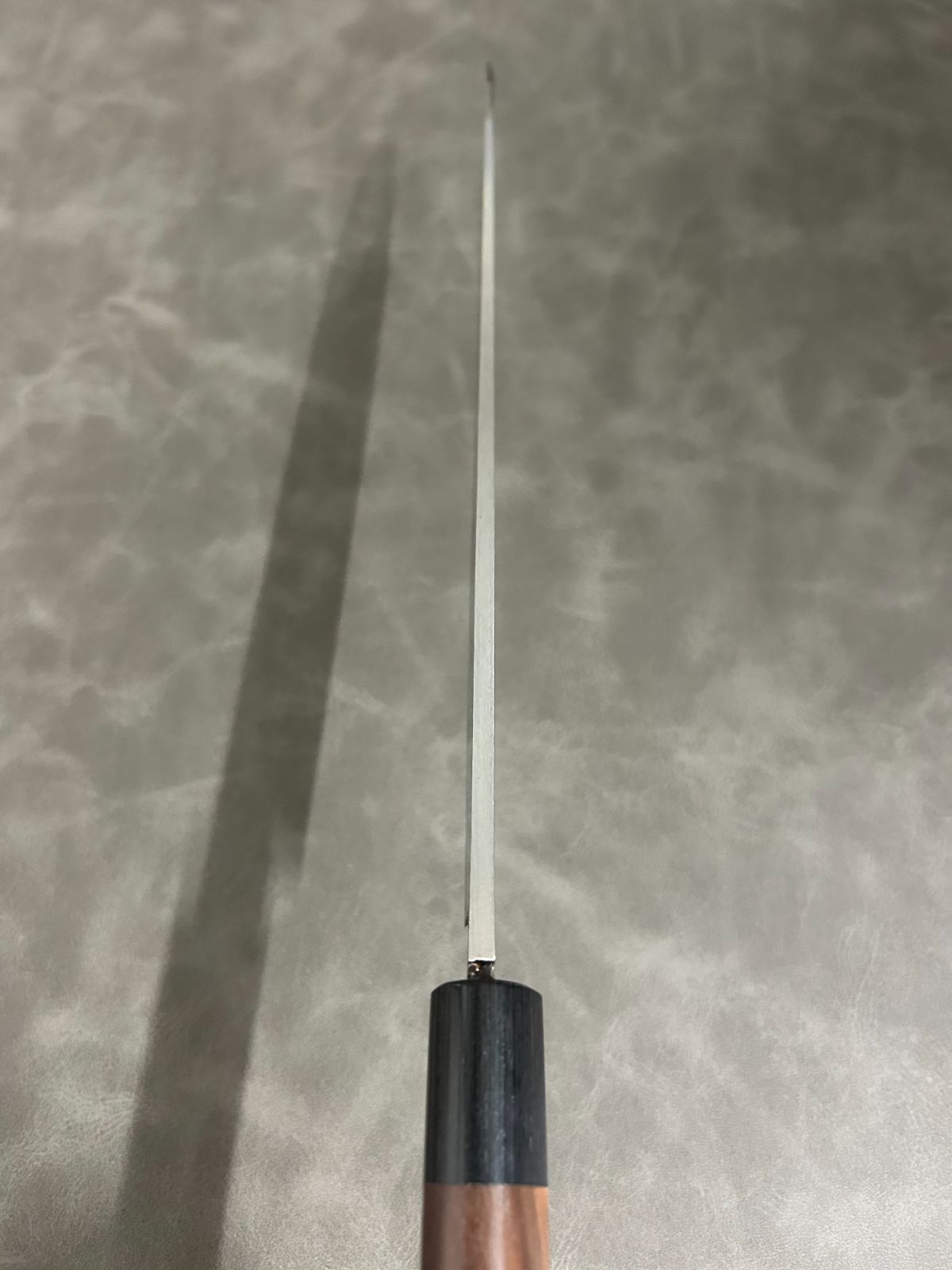 訳あり 仙助 包丁 刺身包丁 柳刃包丁 安来鋼青紙2号 270 mm 紫檀シノギ柄 19