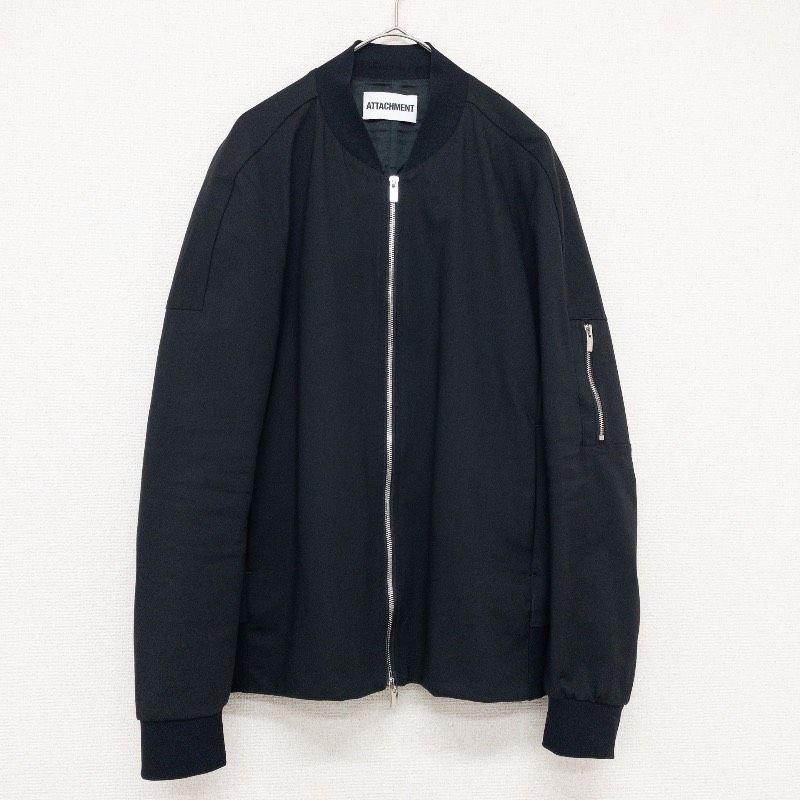 ATTACHMENT アタッチメント MA-1ジャケット ブルゾン ジップ コットン