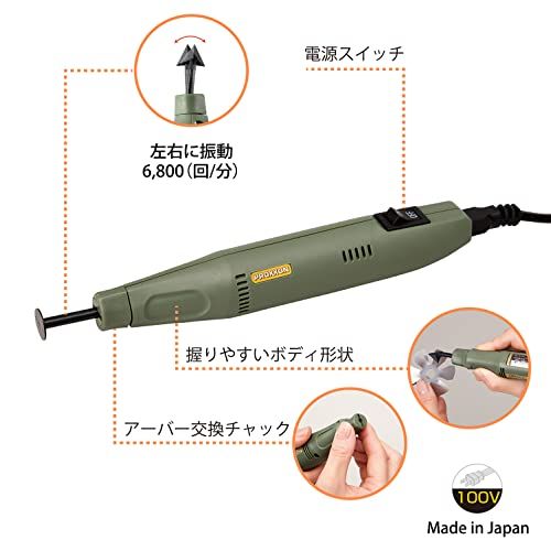 迅速に発送 プロクソン PROXXON ペンサンダー 先端形状8種 ペーパー3種付 No.28594 4 befc 5 cc