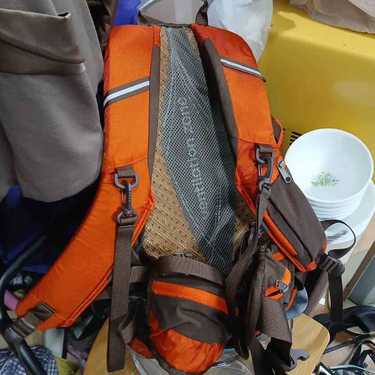 ラフマ Curve 25 登山 リュック ブラウン オレンジ