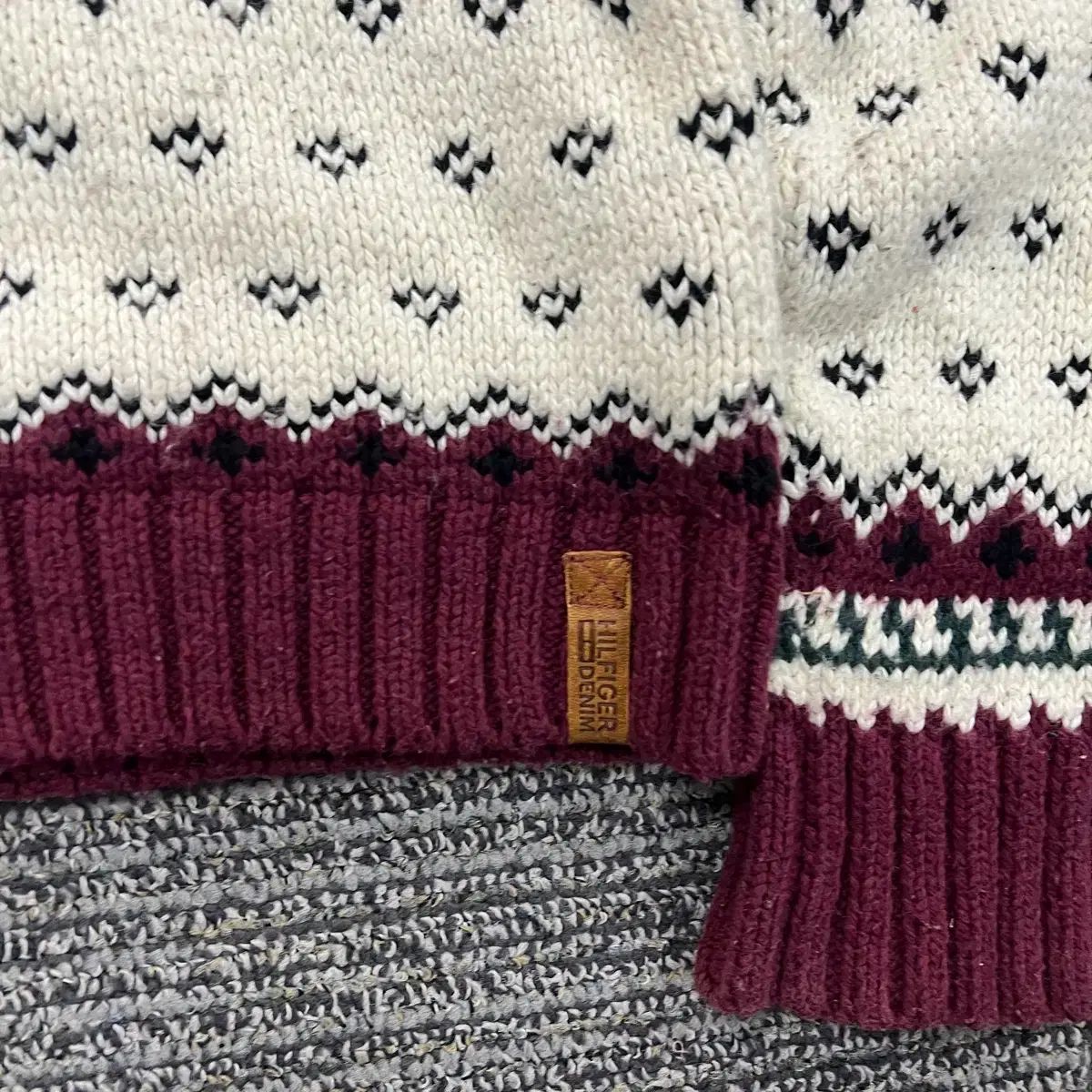 トミーヒルフィガー ノルディック パータン ニット TOMMY HILFIGER 