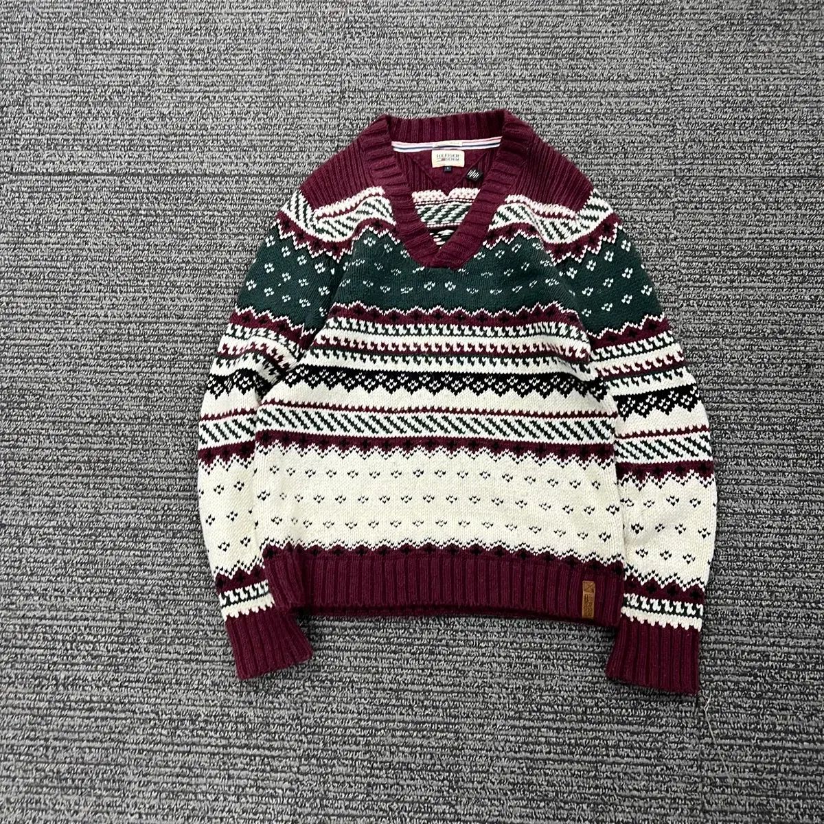 トミーヒルフィガー ノルディック パータン ニット TOMMY HILFIGER 