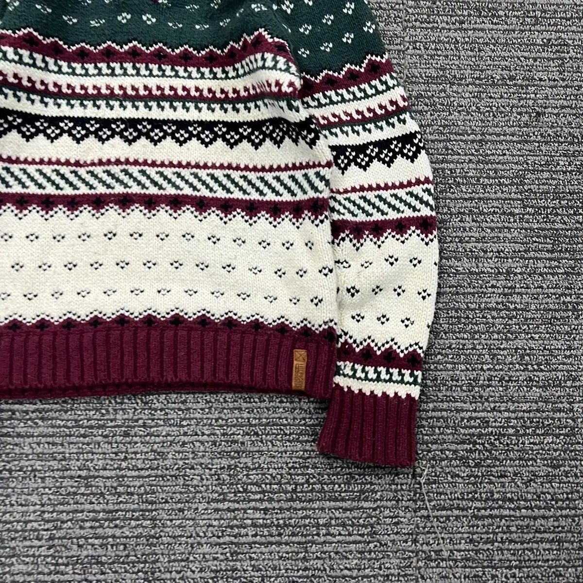 トミーヒルフィガー ノルディック パータン ニット TOMMY HILFIGER 