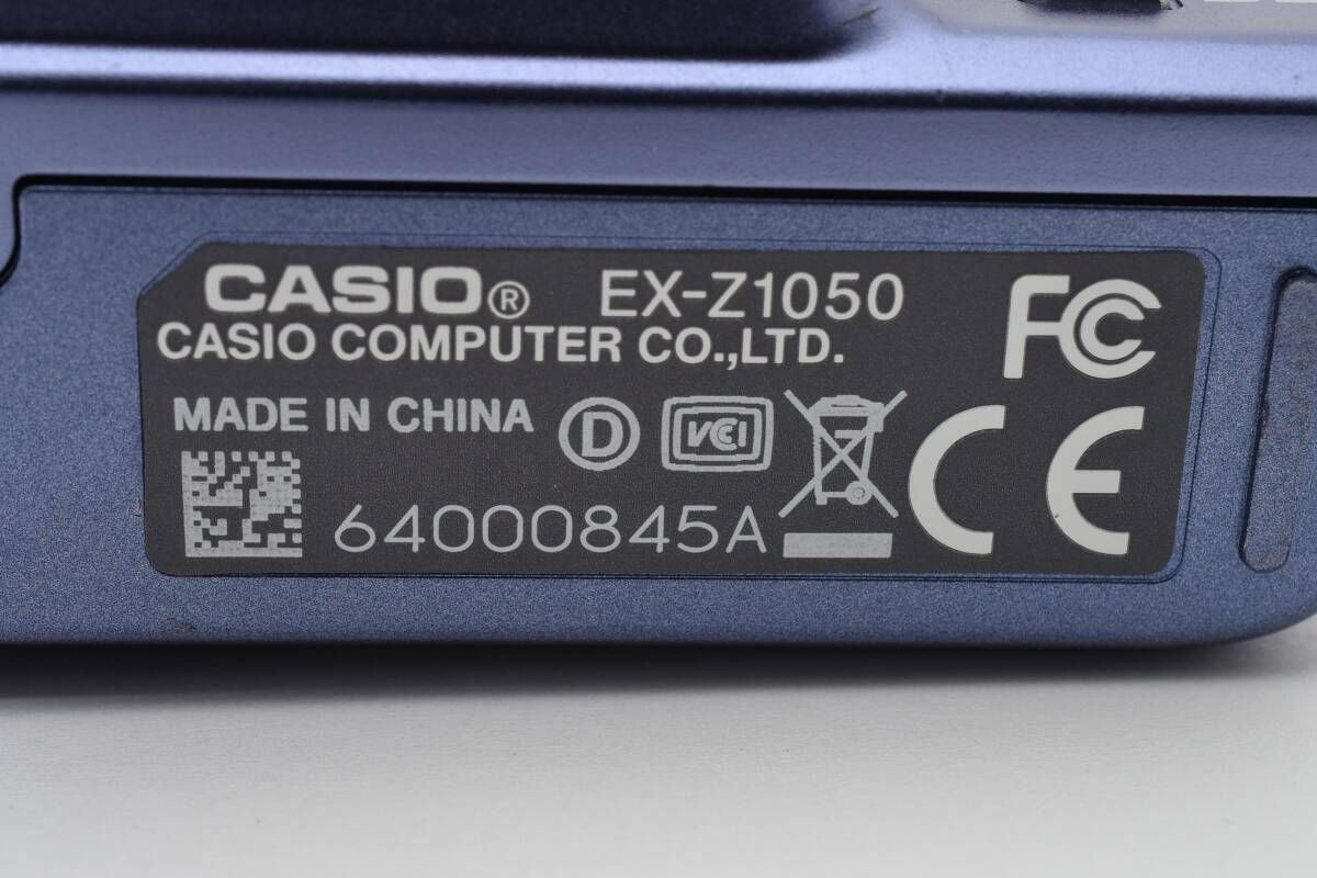 ☆美品☆カシオ CASIO EXILIM EX-Z1050 ブルー☆ K330 #4267 - メルカリ