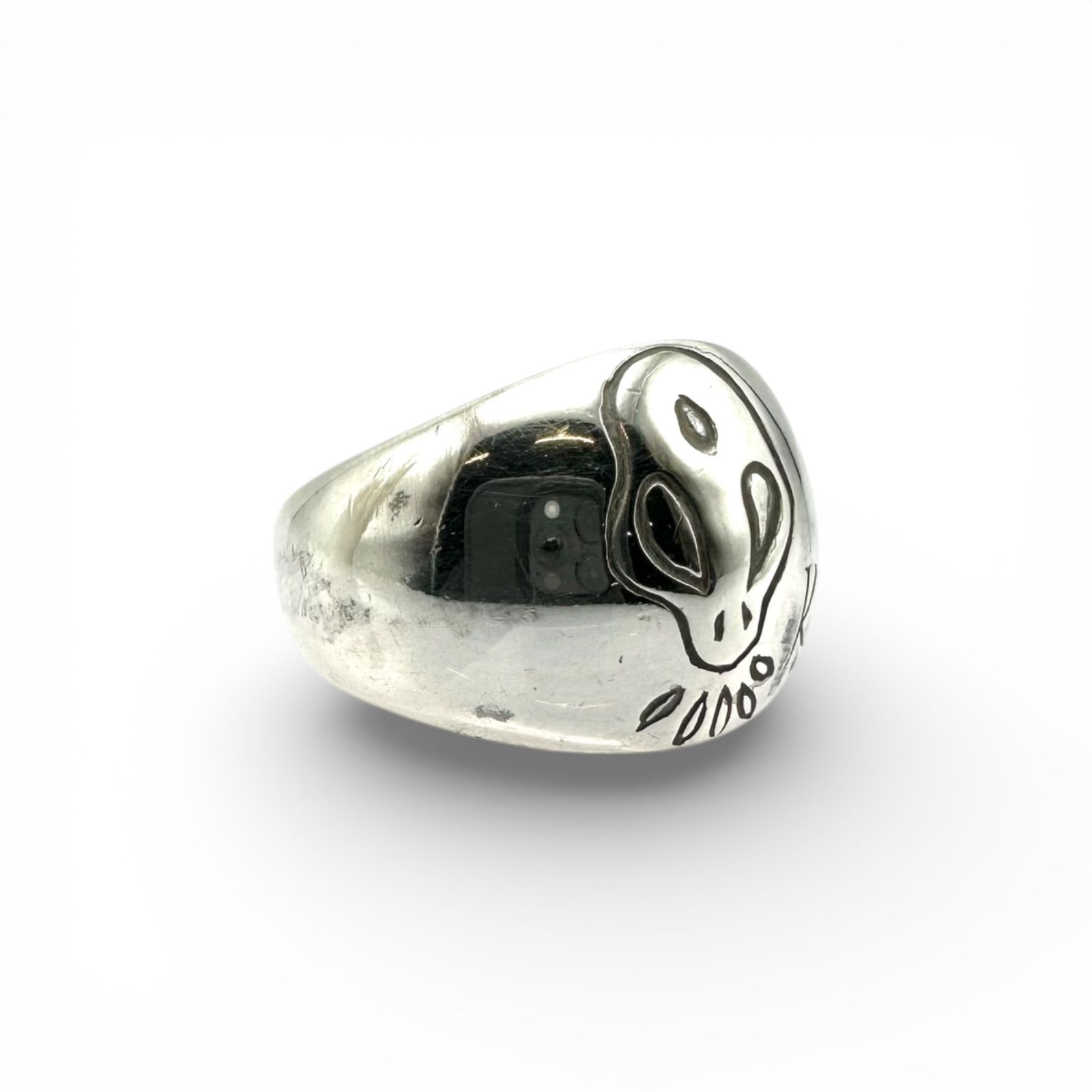 K?「空」】クウ SILVER 刻印 Vintage Design Ring シルバー デザイン 