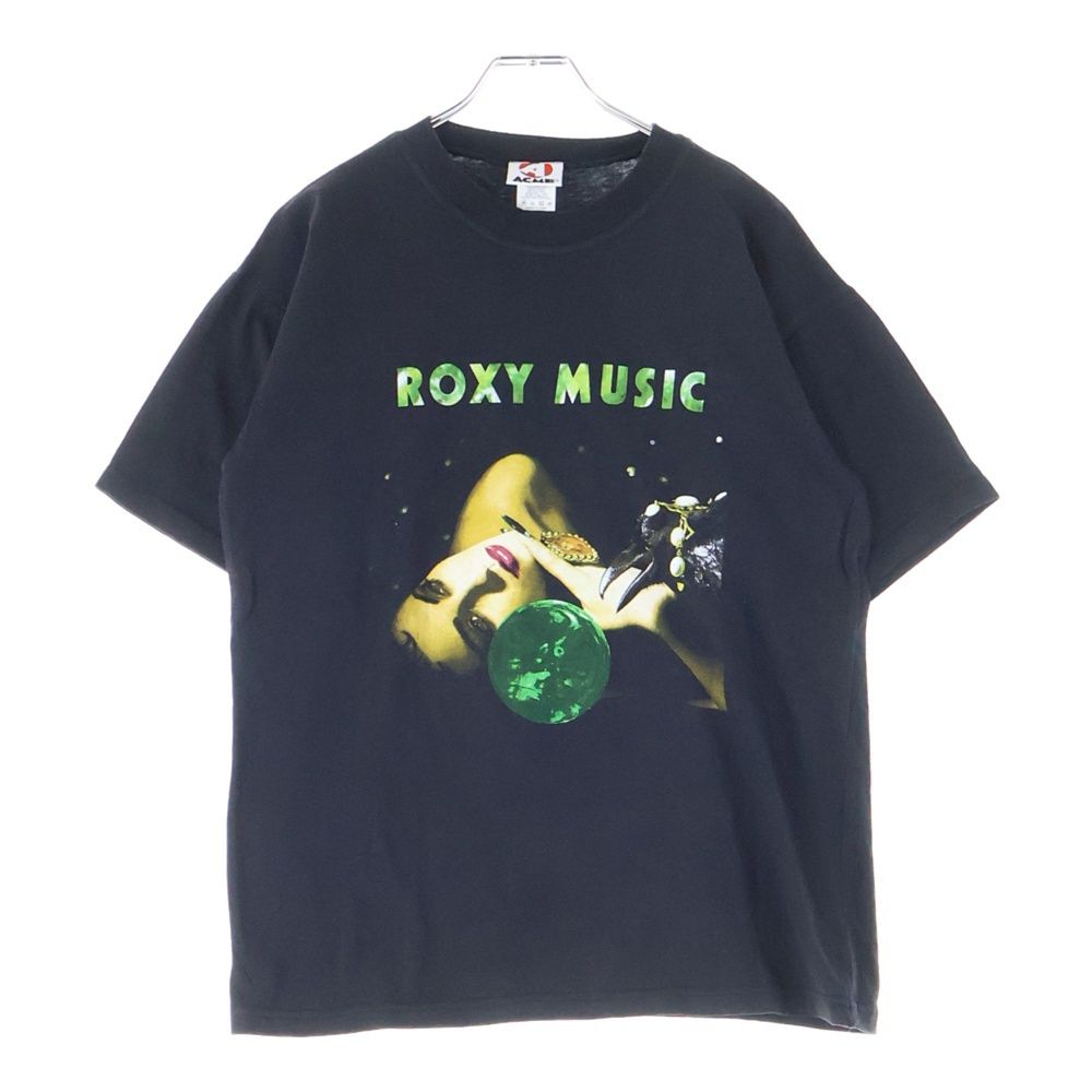 VINTAGE (ヴィンテージ) 00s ROXY MUSIC ロキシーミュージック 半袖Tシャツ カットソー ブラック