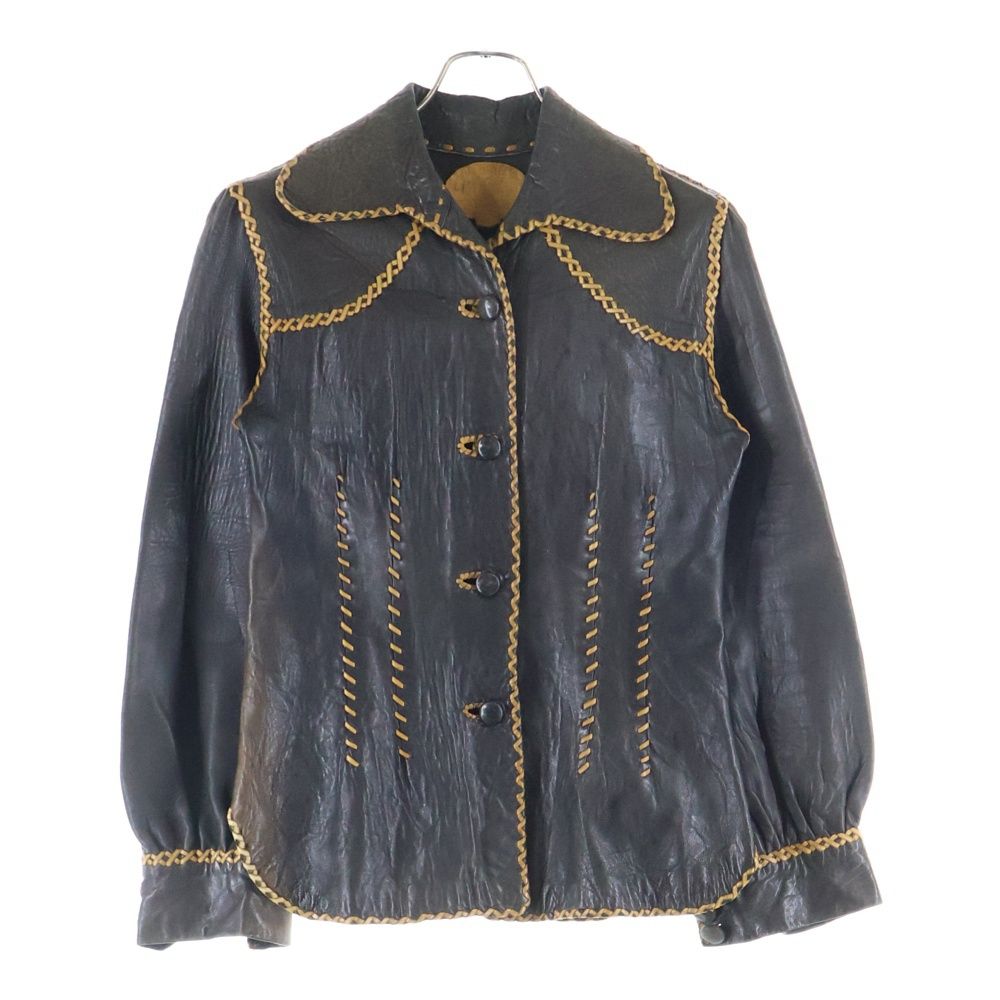 希少 NORTH BEACH LEATHER 70s レザーシャツ ジャケット VINTAGE (ヴィンテージ) 60ー70s NORTH BEACH LEATHER ハンドメイド