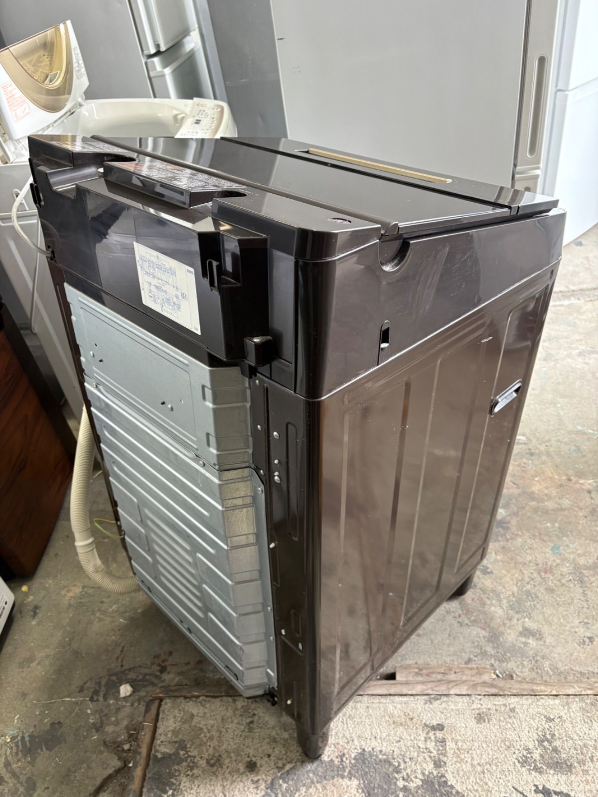 東芝TOSHIBA 縦型洗濯機(AW-10SD8) ボルドーブラウン 2020年製 - メルカリ