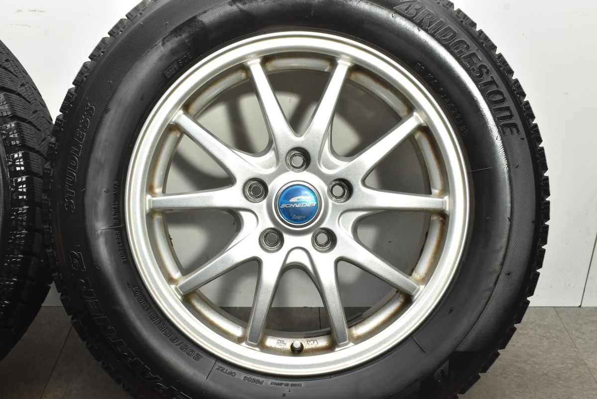 交換用に】シュナイダー 16in 6.5J +45 PCD114.3 ブリヂストン アイス 
