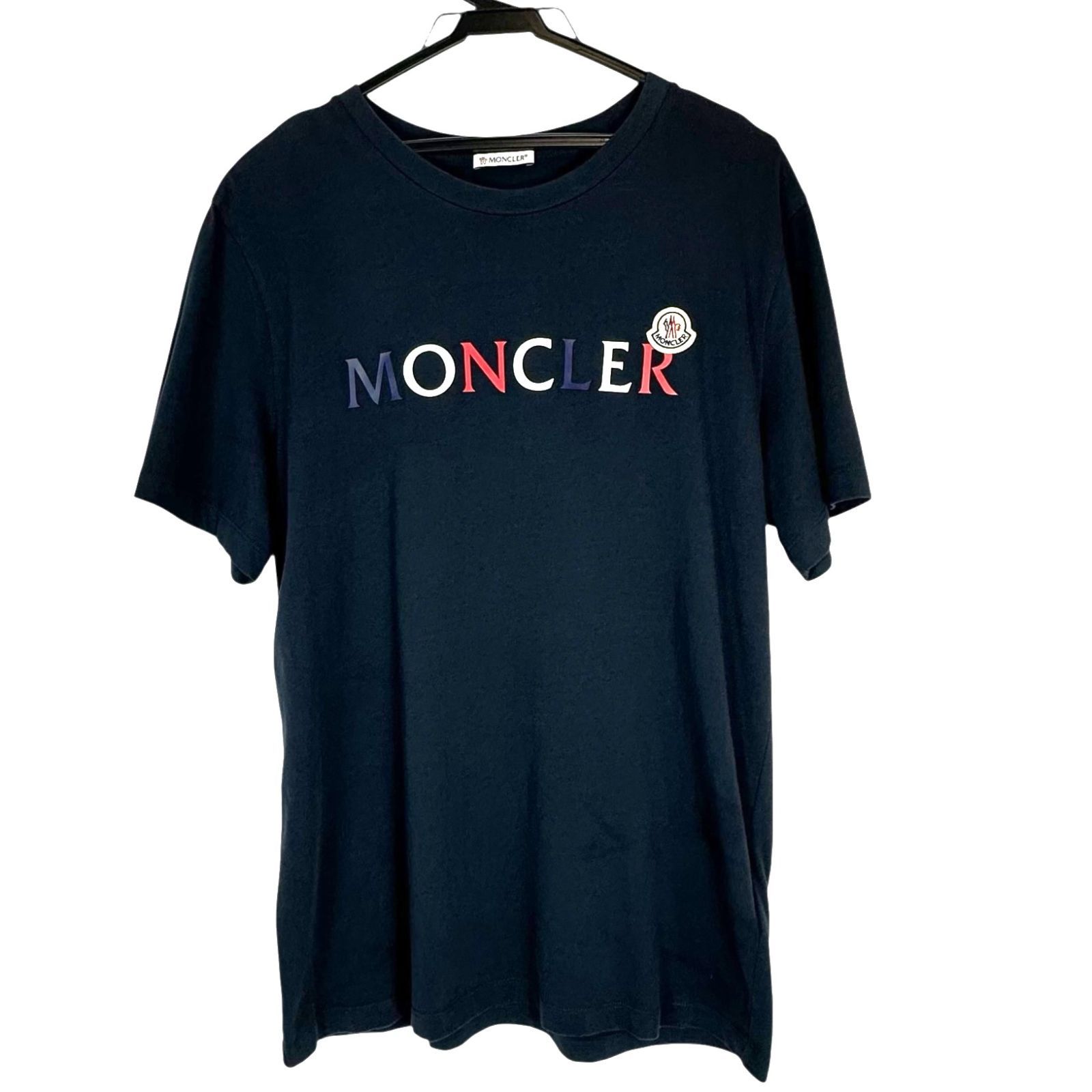 新品　モンクレール　Tシャツ　サイズL　ネイビー