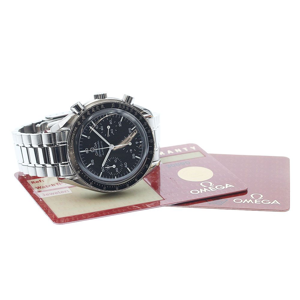  オメガ OMEGA 3510 50 スピードマスター クロノグラフ 自動巻き メンズ 保証書付き_939761 カーキ系 自動巻き時計 腕時計(アナログ)