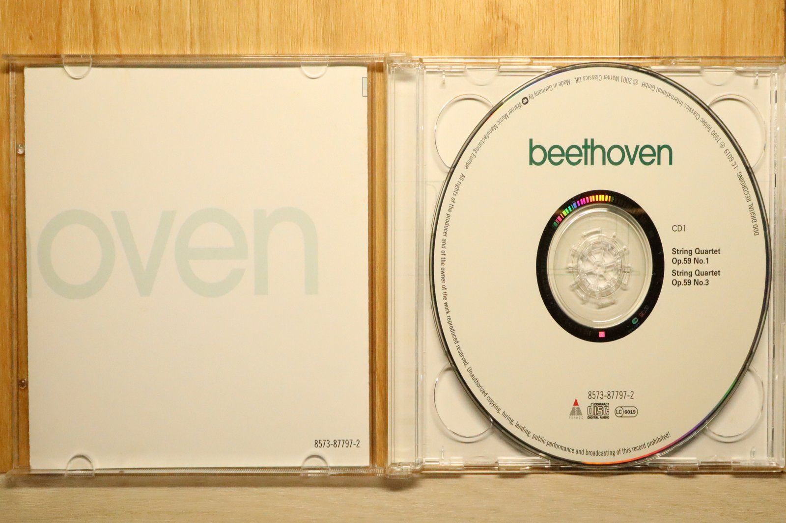 中古CD☆ヴェルメール・クァルテット/□ 弦楽四重奏曲 第7番～第9番