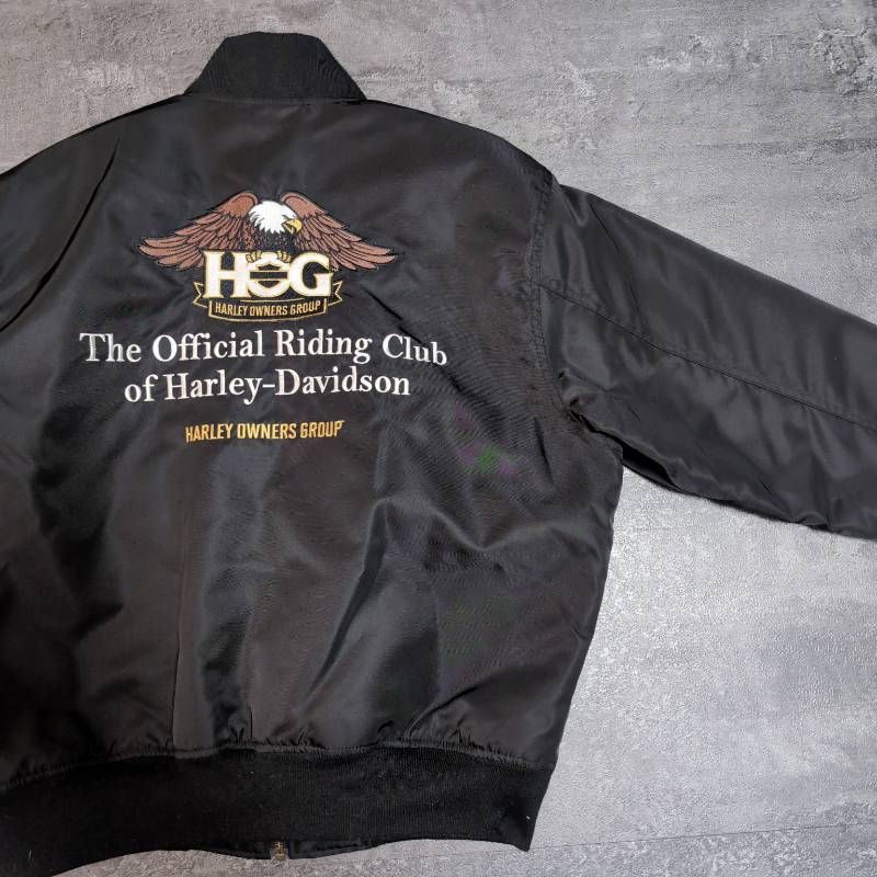 Harley Davidson HOG MA-1 Flight Jacket Men's M ハーレー