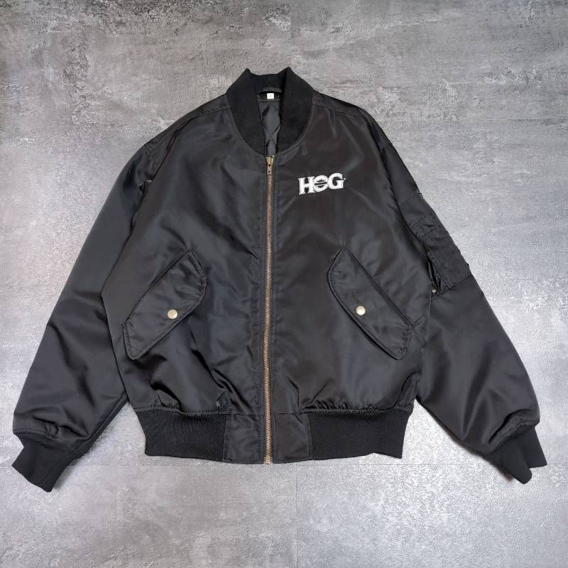 Harley Davidson HOG MA-1 Flight Jacket Men's M ハーレー