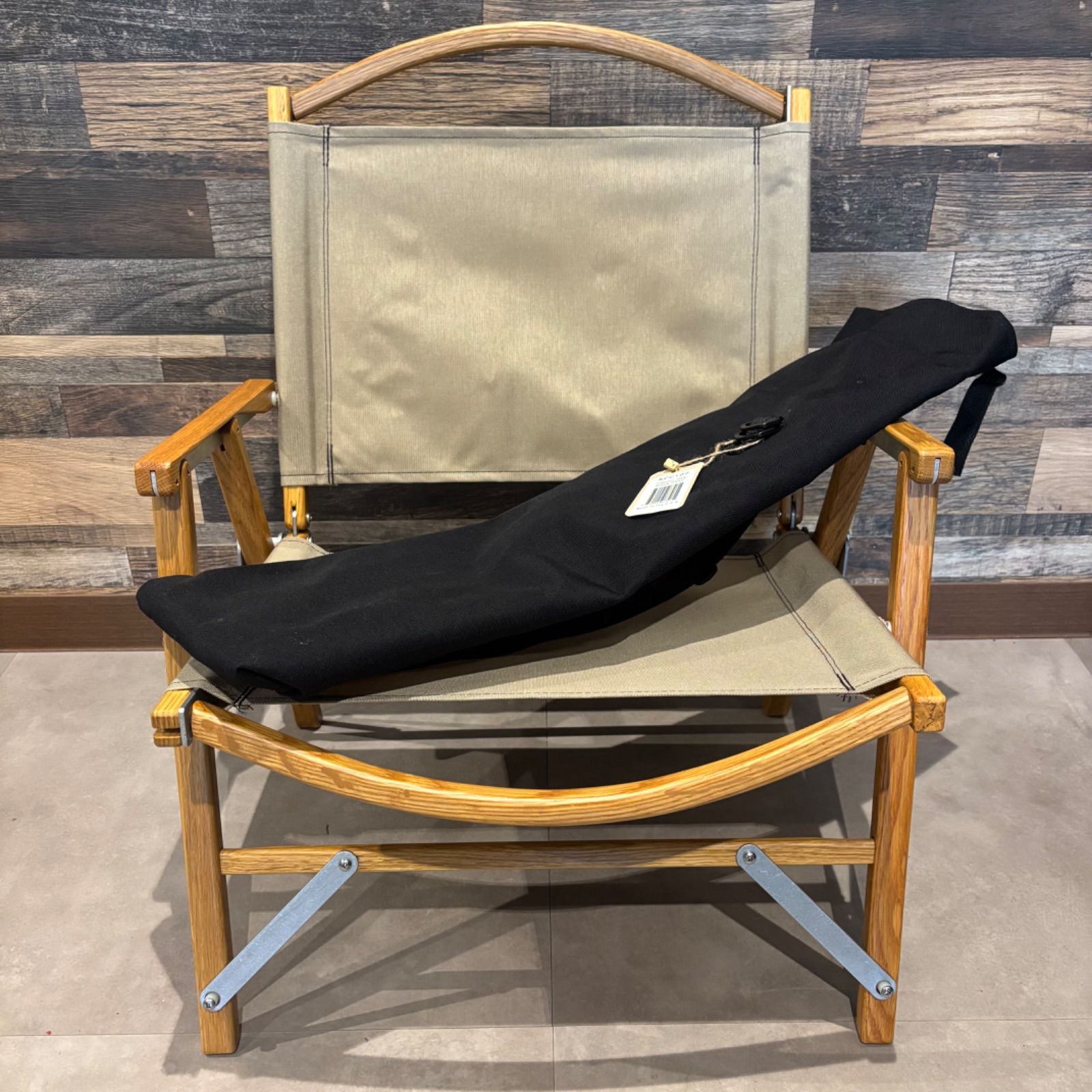 Kermit Chair カーミット チェア ベージュ アウトドアチェア ウォールナット 袋付き